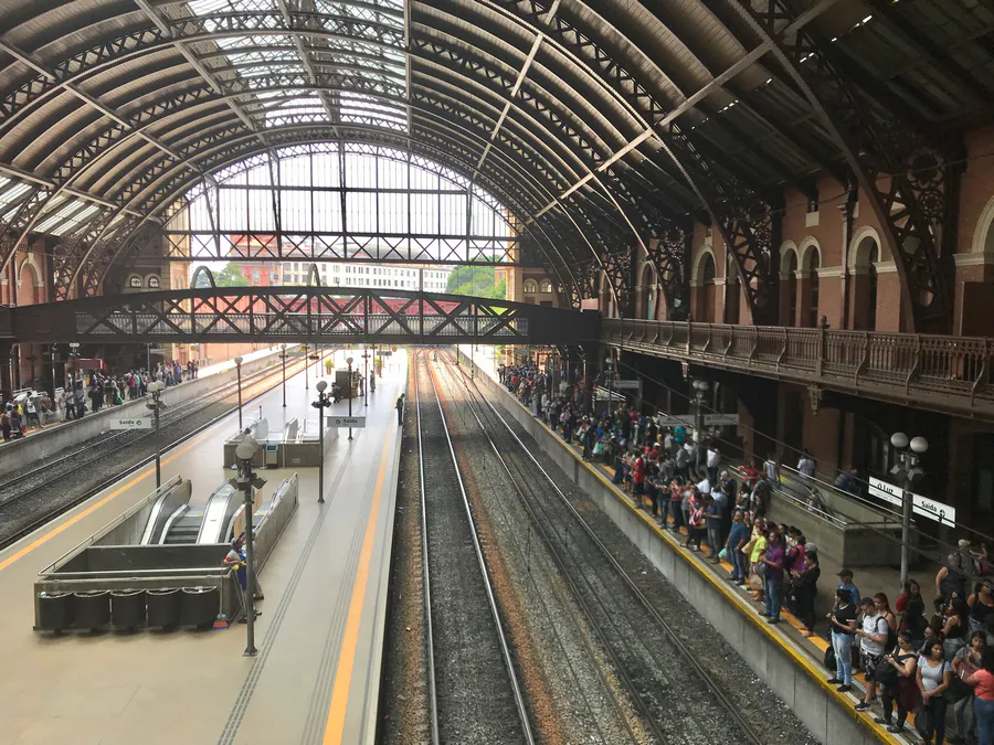 Estação da Luz. 