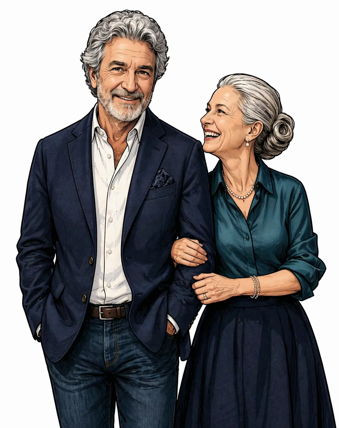 Lidia and Enzo Orvietto