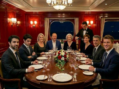 The Cruise Dinner Table